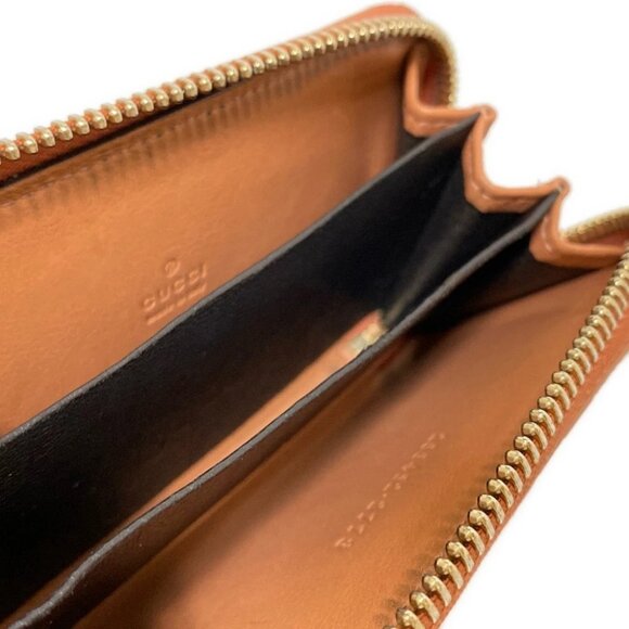 Auth GUCCI Micro Guccissima Light Brown Leather - Coin Case - Picture 6 of 8